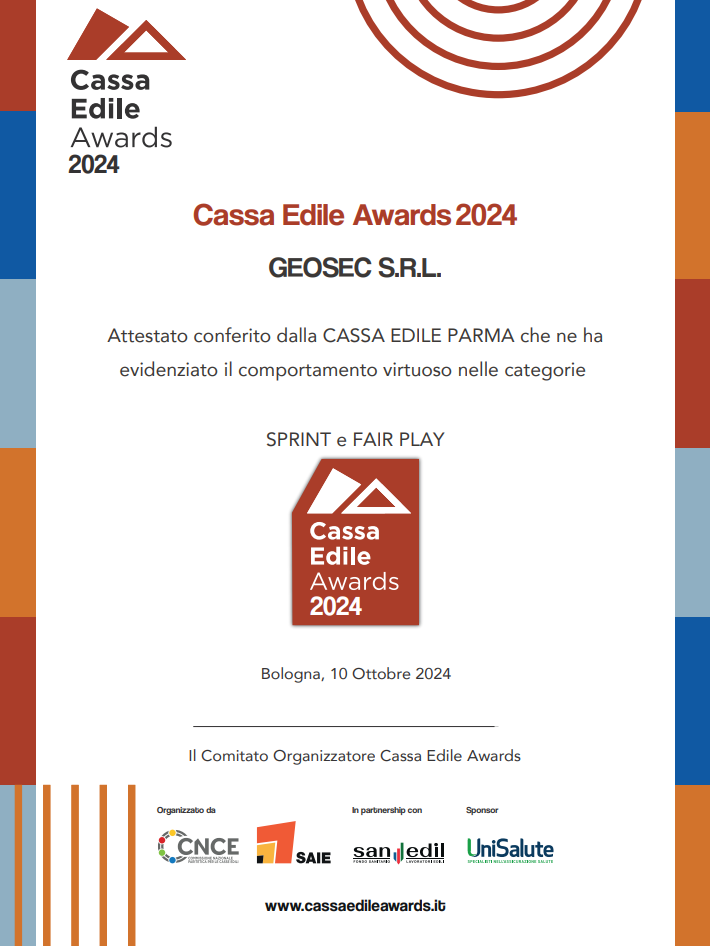 cassa edile awards 2024